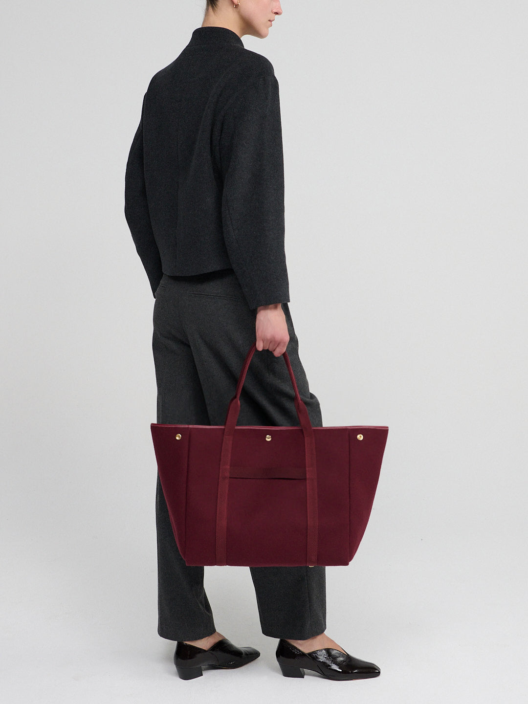 Traversée L - Whip Burgundy Flannel - Image 2