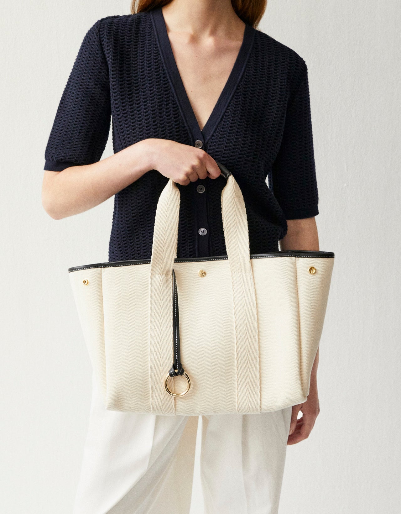 Traversée M - Verneuil Canvas Natural/Black Trimmings - Image 3