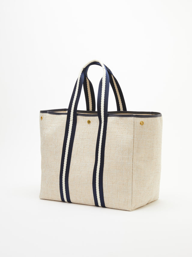 Traversée L - Summer Tweed Rope Navy - Image 2