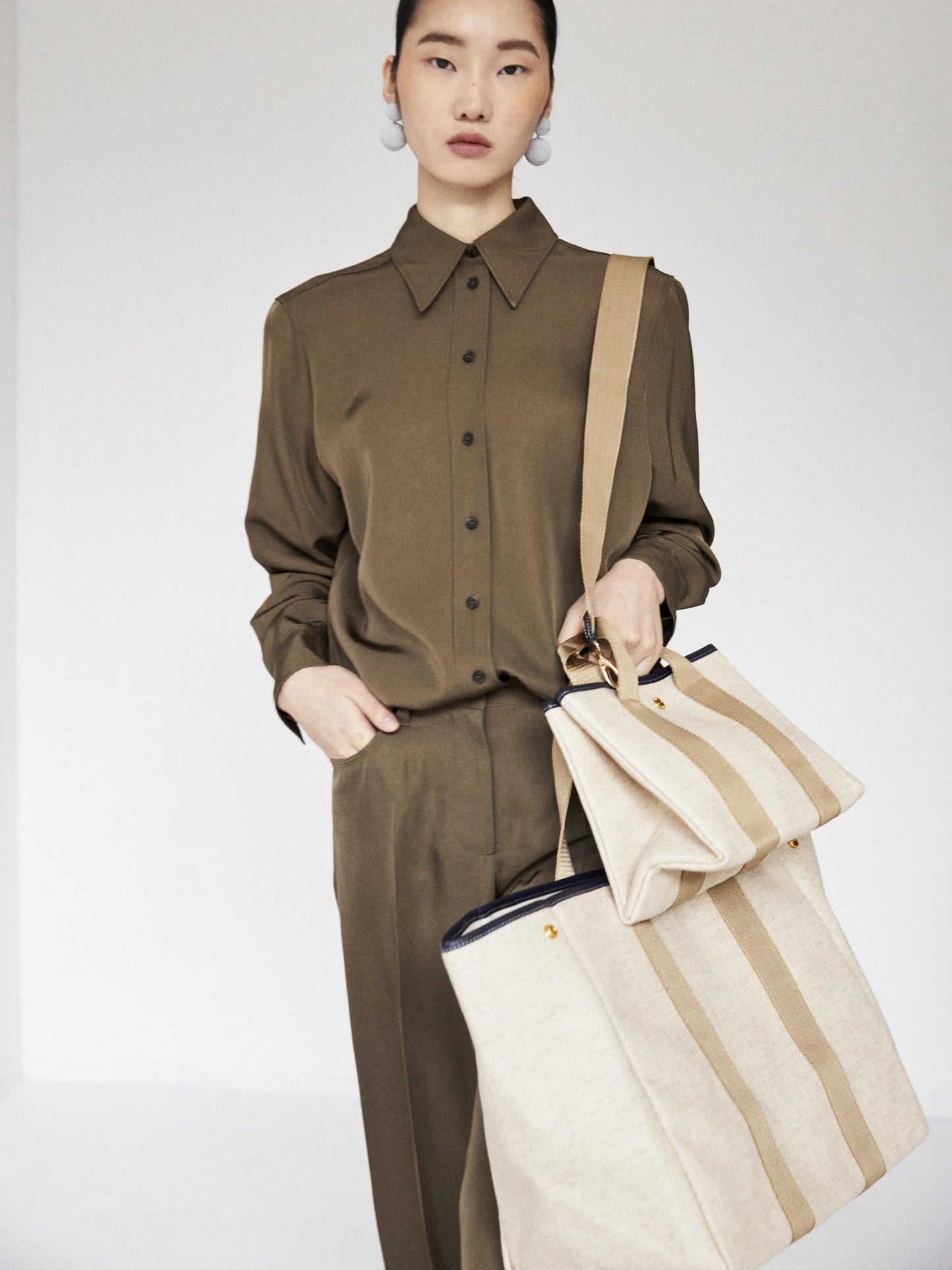 TRAVERSÉE L LINEN BEIGE