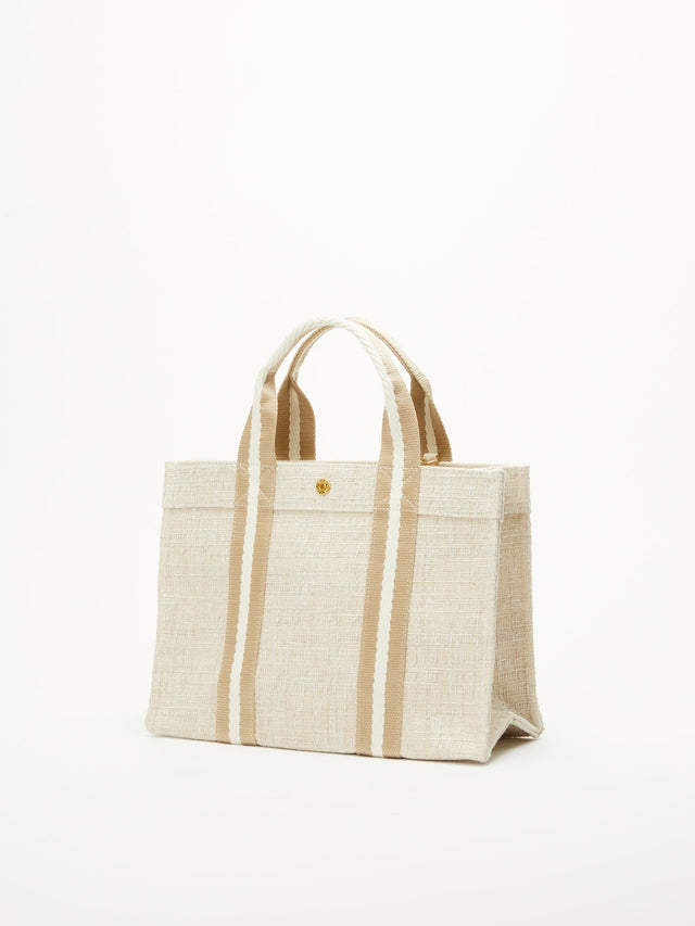Tote M - Summer Tweed Rope Beige - Image 2