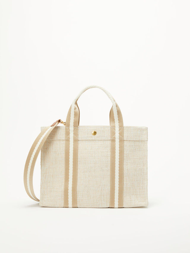 Tote M - Summer Tweed Rope Beige - Image 1