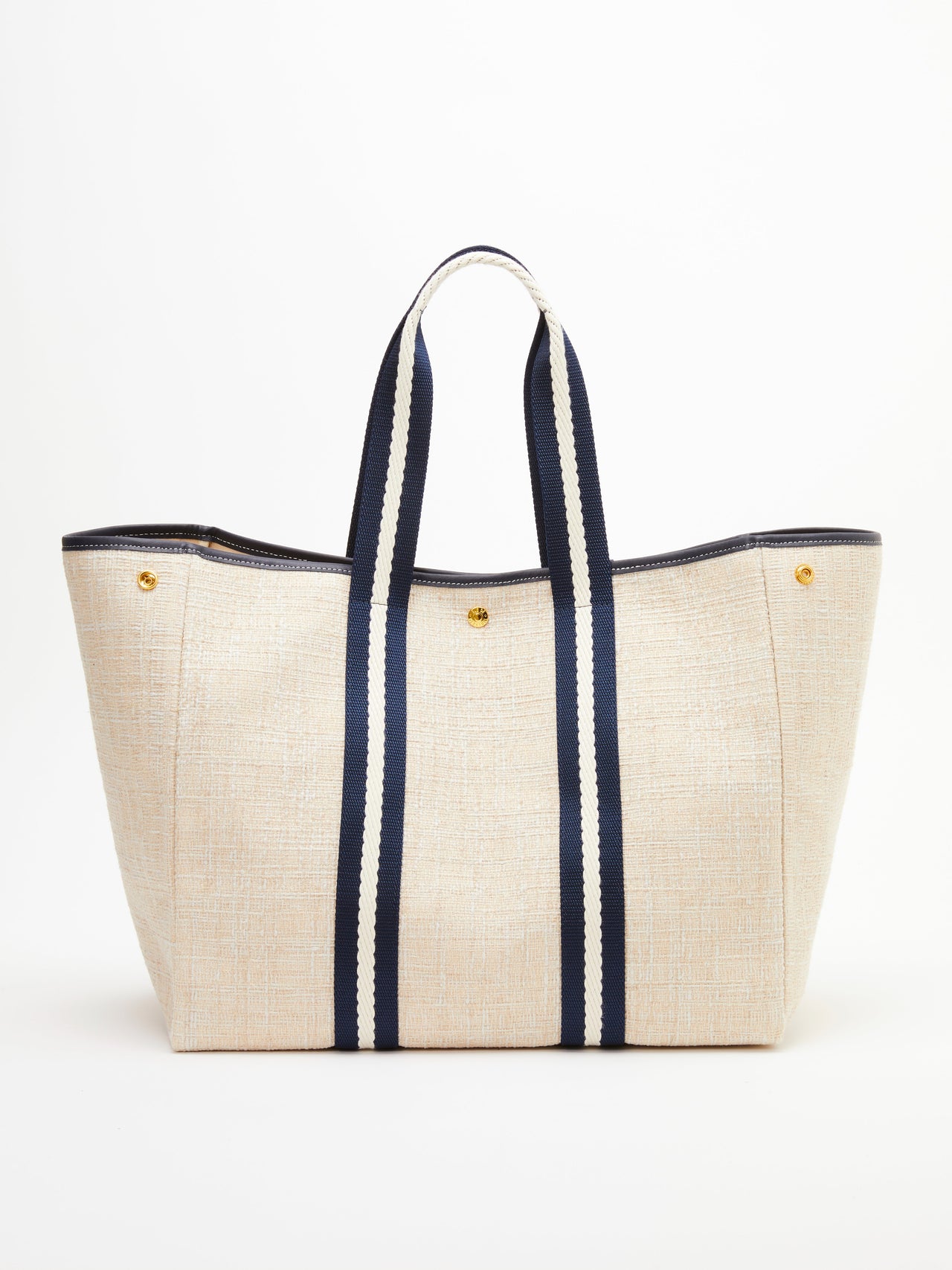 Traversée L - Summer Tweed Rope Navy - Image 4