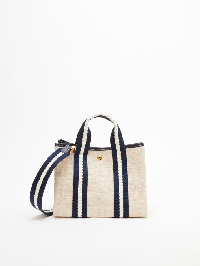 Traversée S - Summer Tweed Rope Navy - Image 1