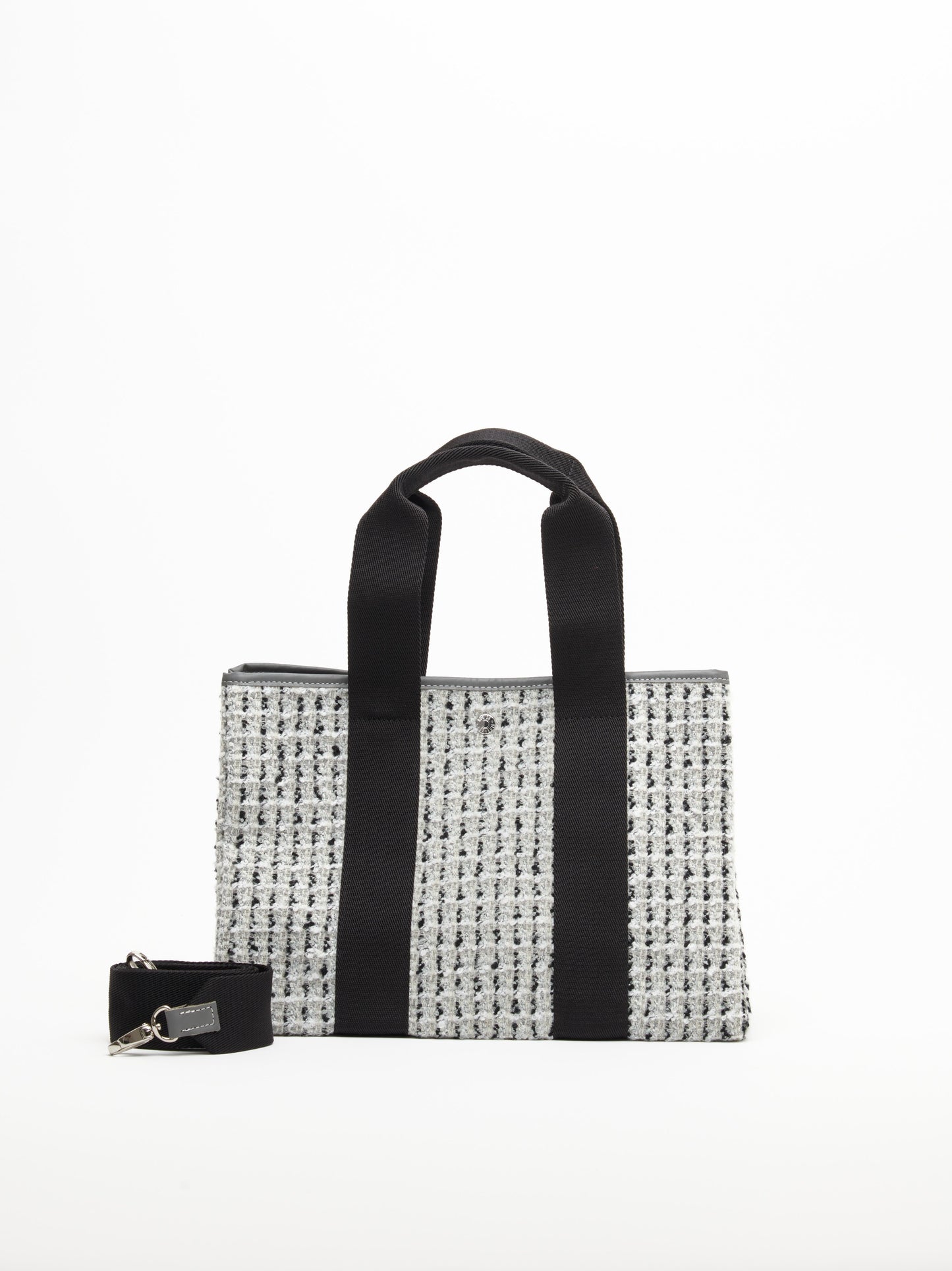 Traversée M - Tweed Neige Gris