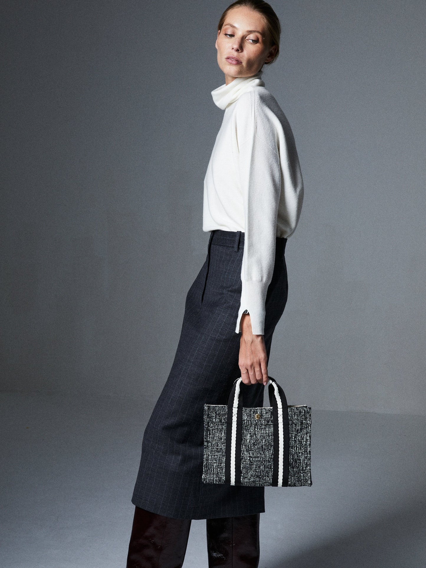 Cabas S - Tweed Chiné