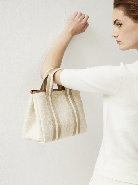 Traversée S - Summer Tweed Rope Beige - Image 2