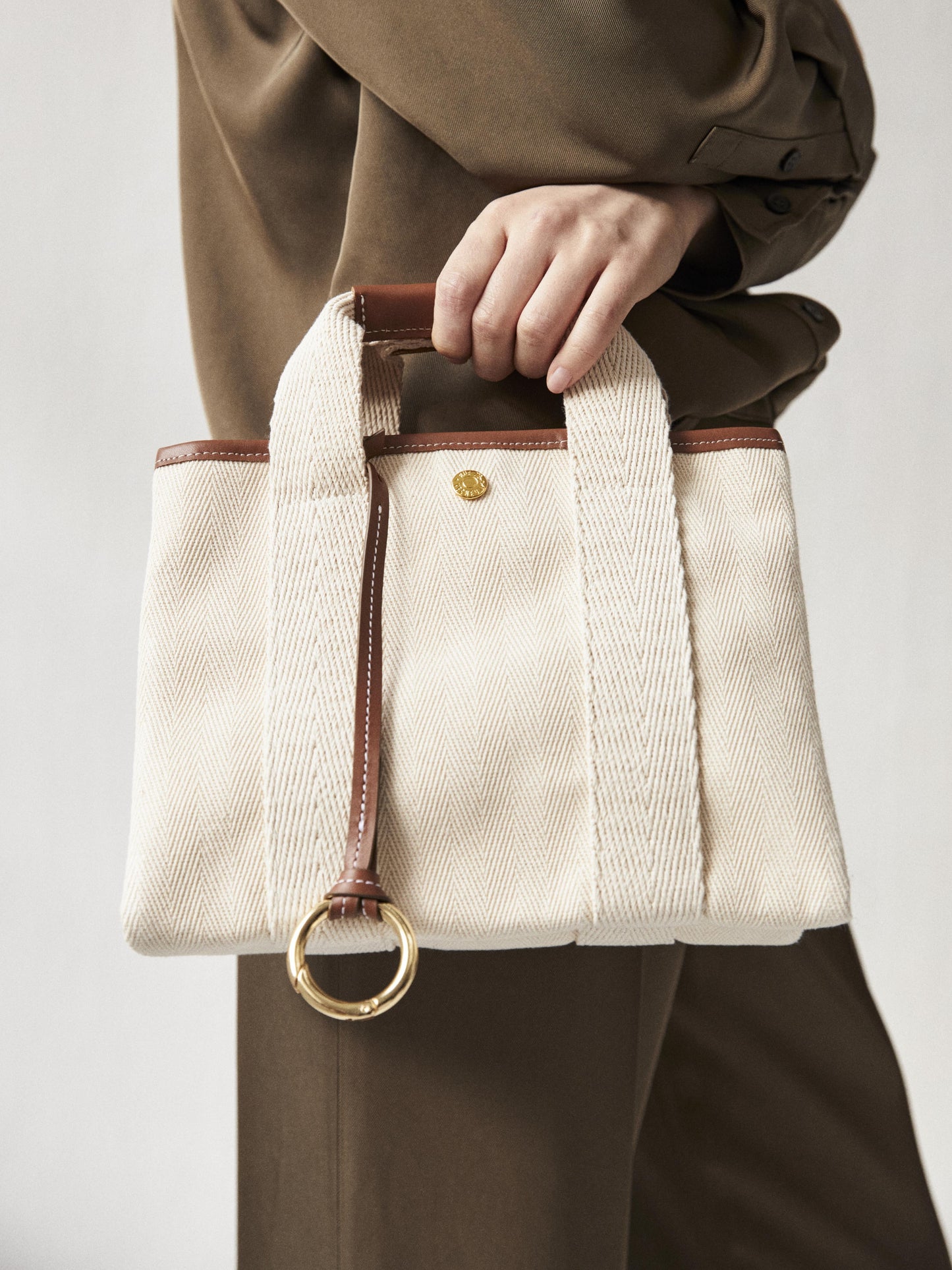 Traversée S - Verneuil Canvas Natural/Camel Trimmings