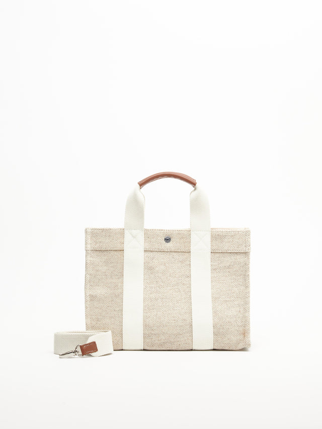 Cabas M - Beige Chiné - Image 1