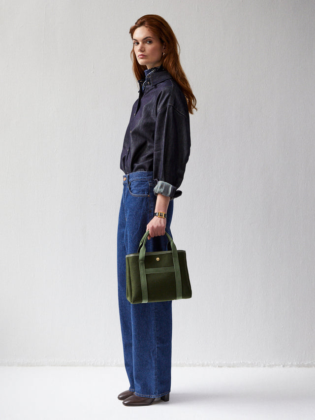 Traversée S - Whip Olive Flannel - Image 1