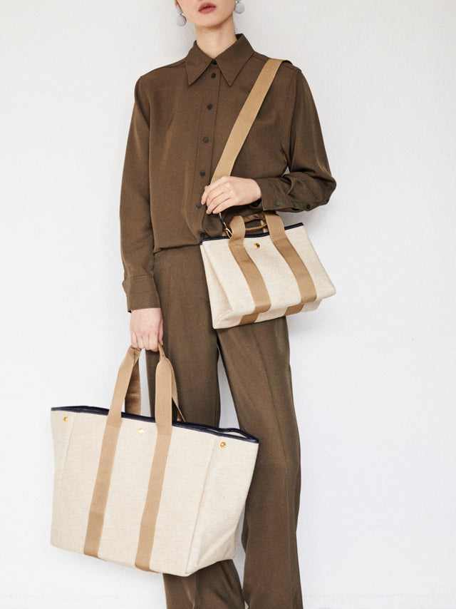 TRAVERSÉE L LINEN BEIGE - Image 2