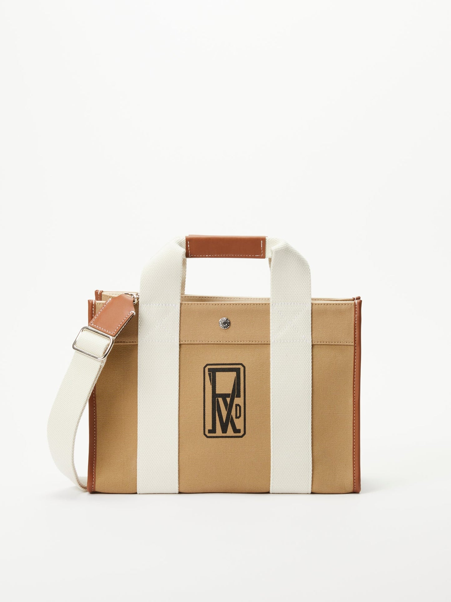 Traveller M - Logoprint Beige