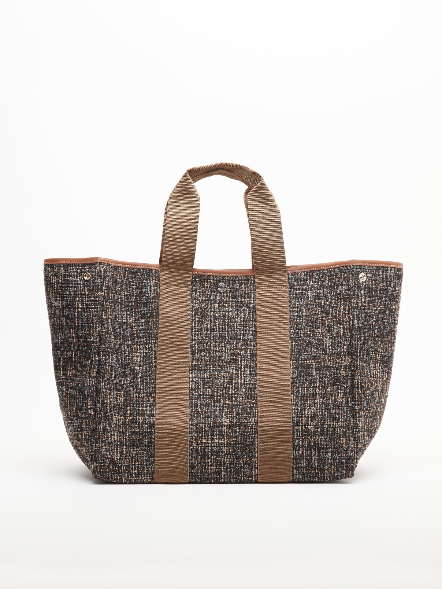 Traversée L - Tweed Chiné Marron