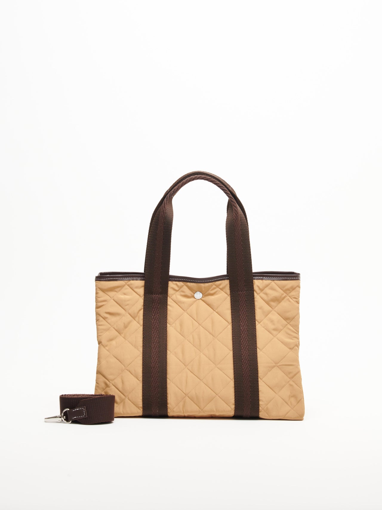 Traversée M - Beige matelassé - Image 1