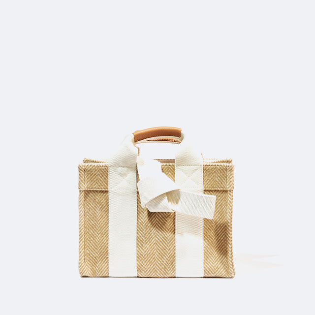 Tote S - Herringbone Beige - Image 2