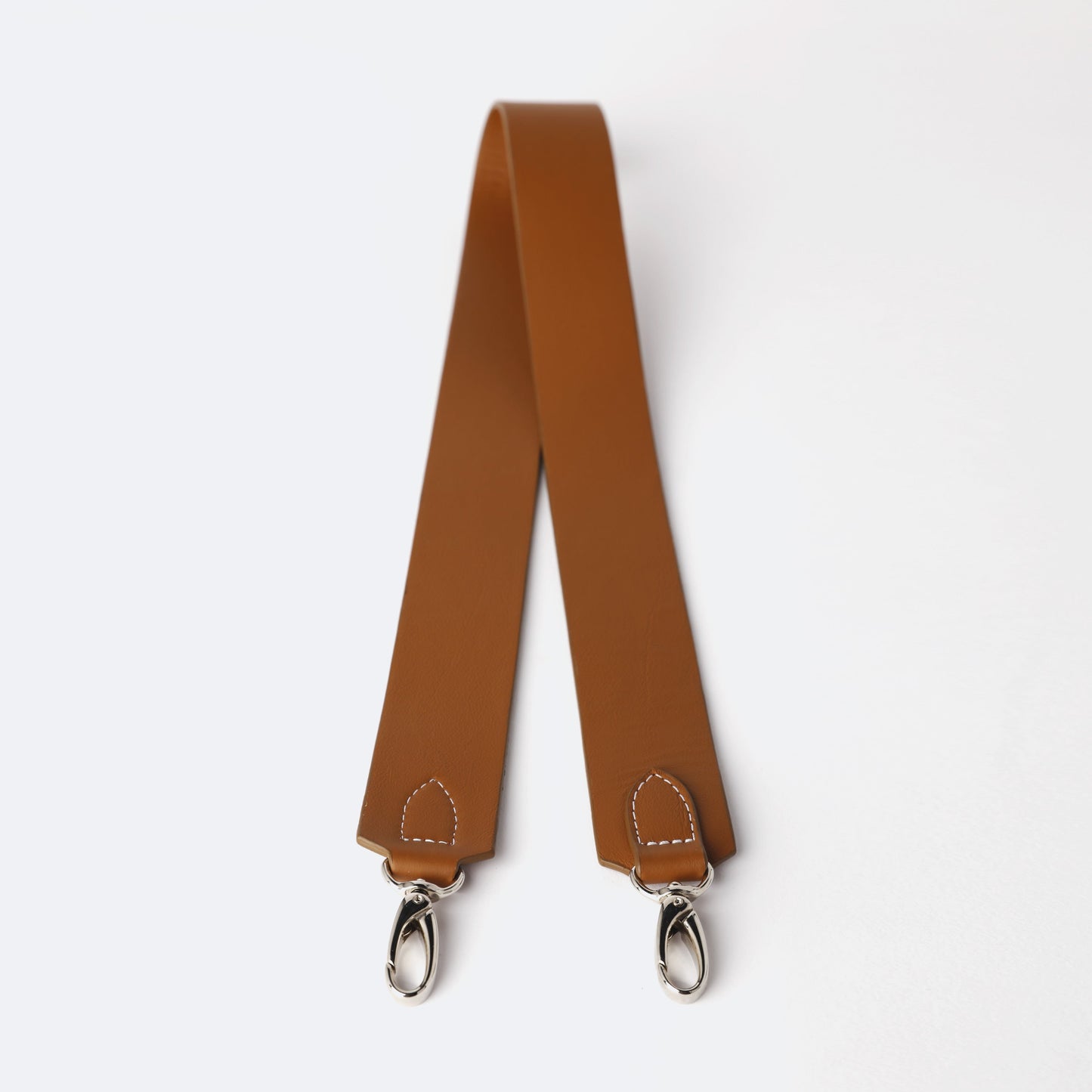 Shoulder Strap - Camel / Silver