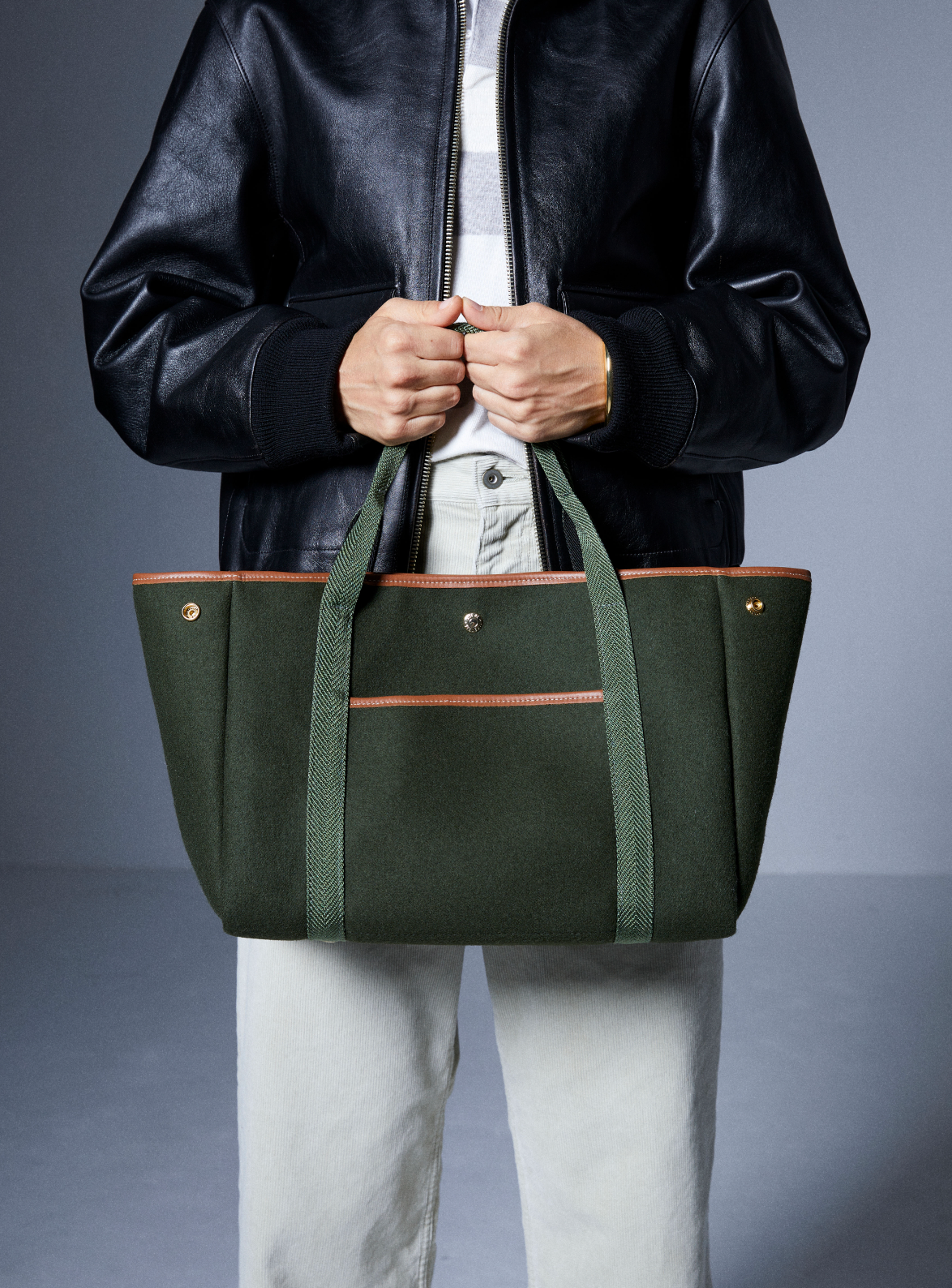 Traversée M Pocket - Whip Olive Flannel