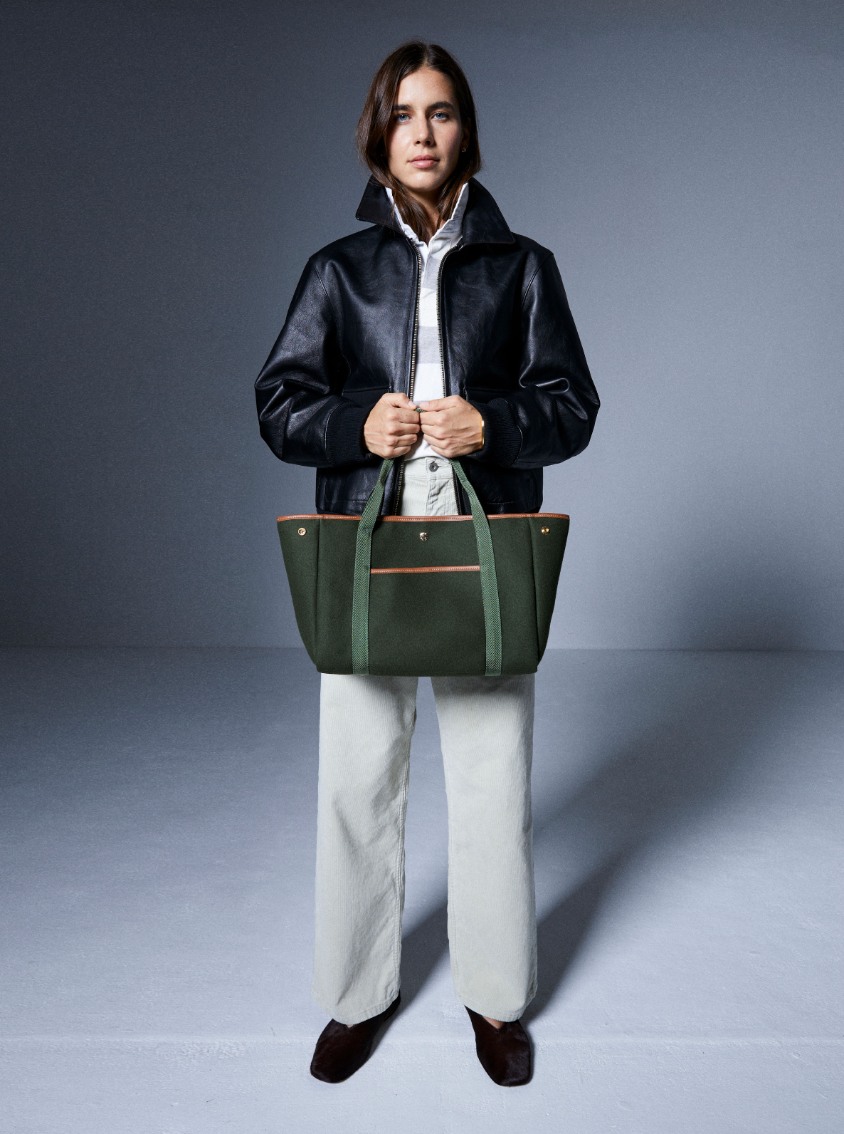 Traversée M Pocket - Whip Olive Flannel - Image 3