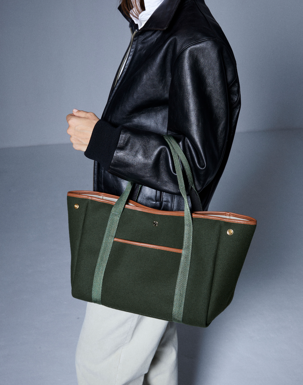 Traversée M Pocket - Whip Olive Flannel - Image 7