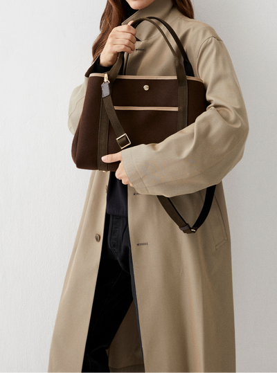 Traversée M Pocket -  Whip Chocolat Flannel - Image 3