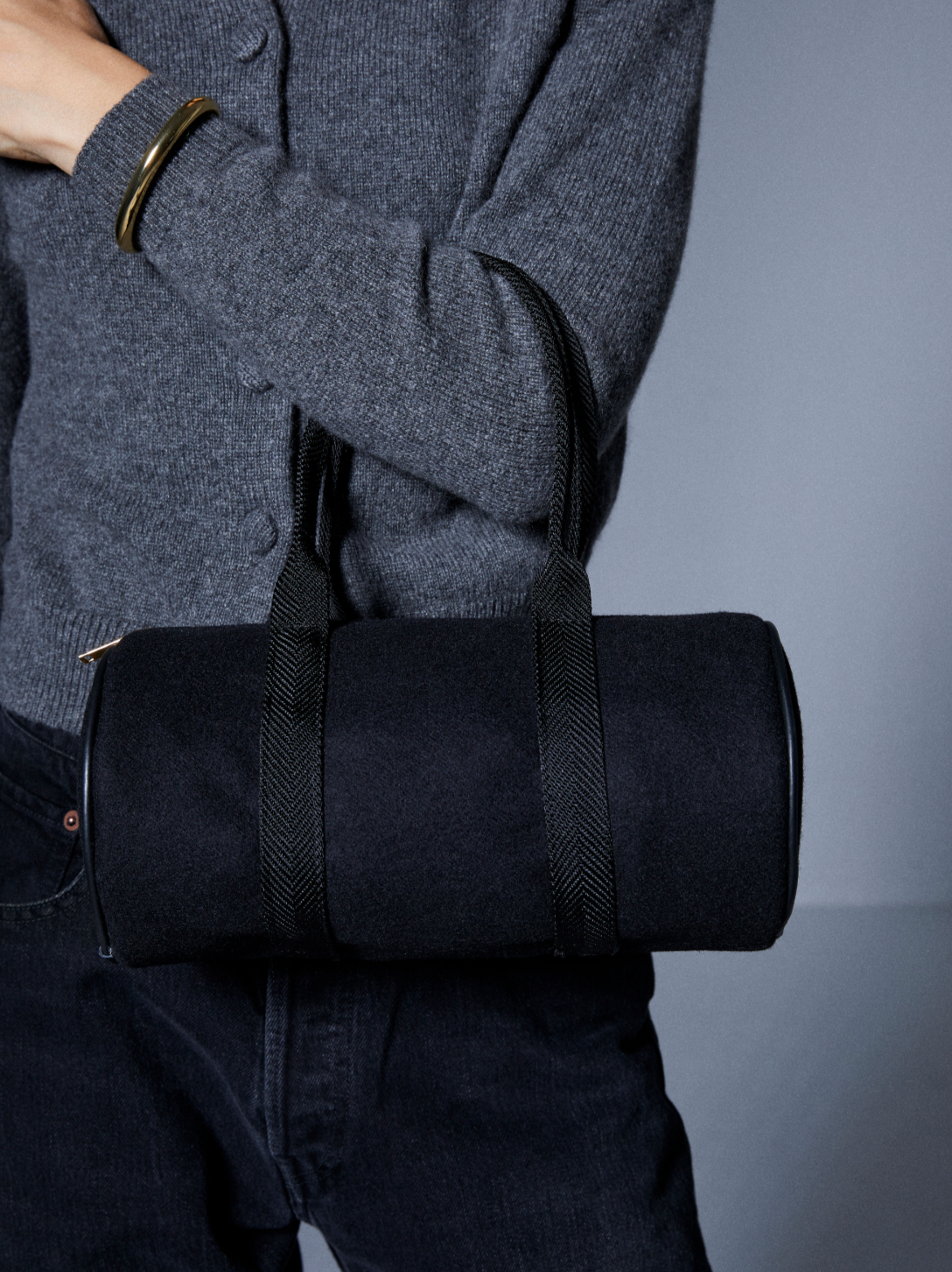 Duffle M - Whip Black Flannel