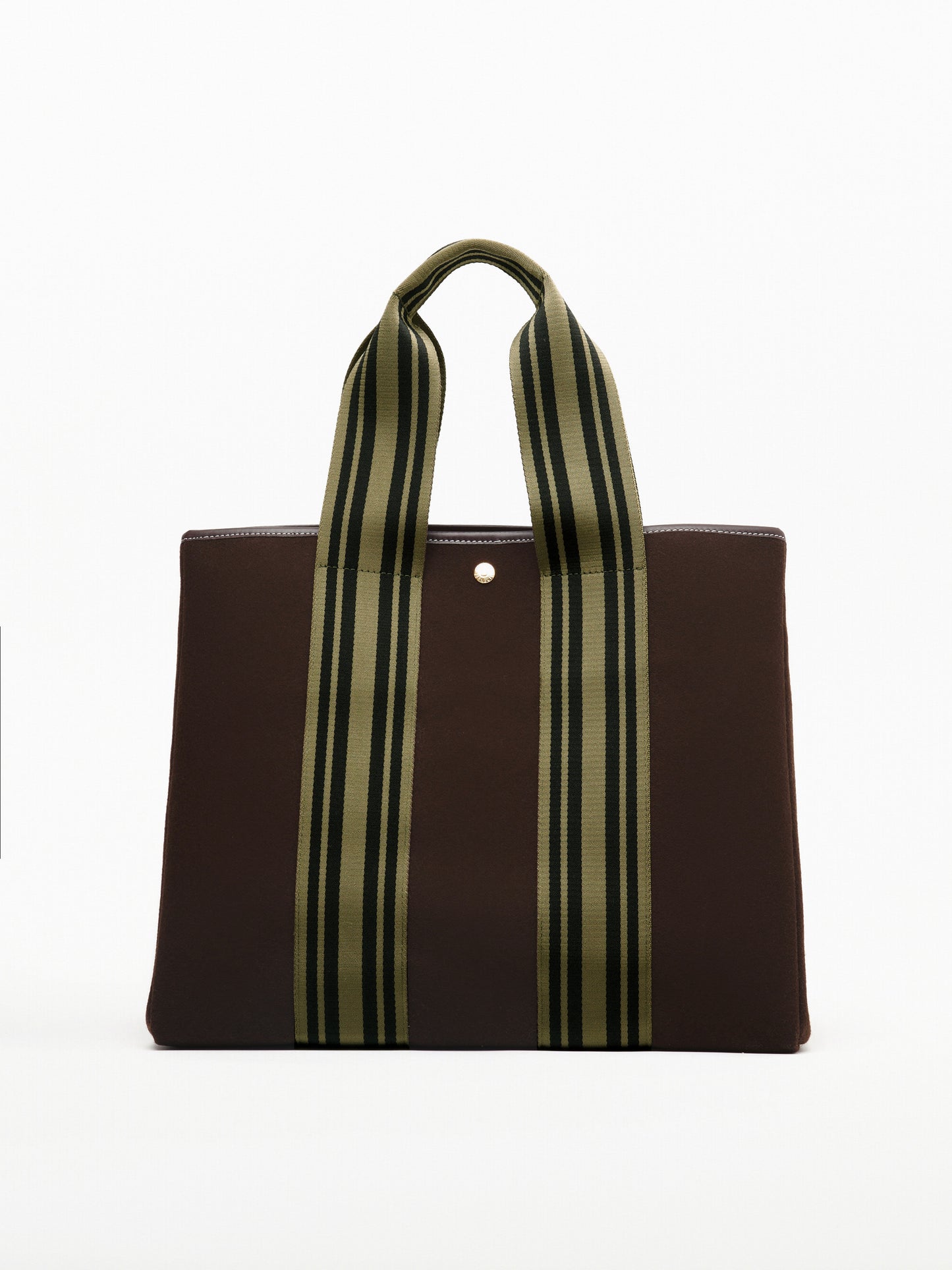 Traversée L - Olive Equestrian Chocolate Flannel