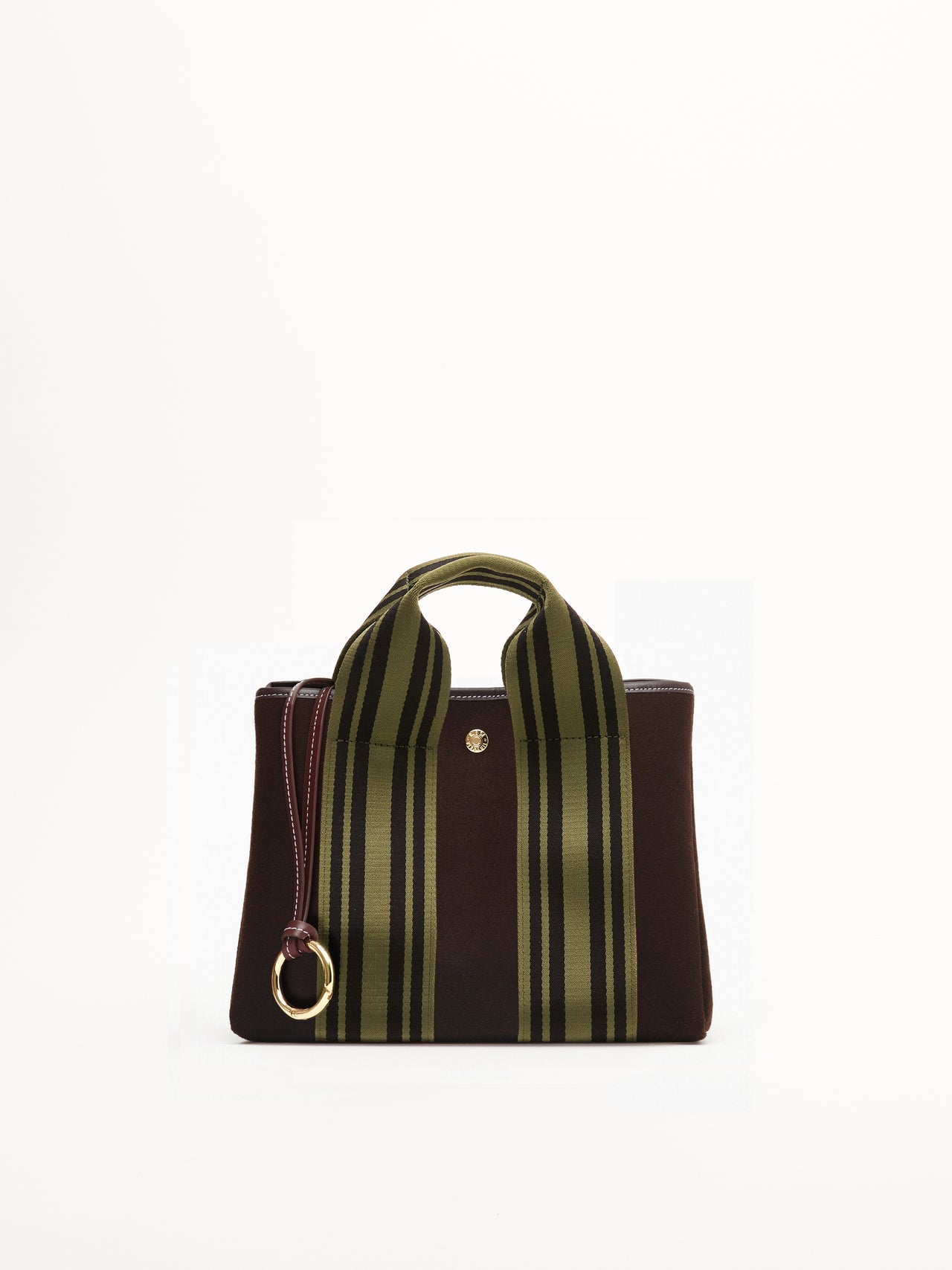 Traversée S - Olive Equestrian Chocolate Flannel - Image 1