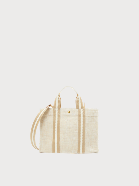 Tote M - Summer Tweed Rope Beige - Image 1