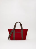 Traversée M Pocket - Mini Sellier Flanelle Rouge