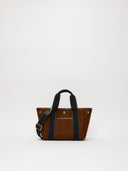 Traversée S Pocket - Mini Sellier Tabac Flannel