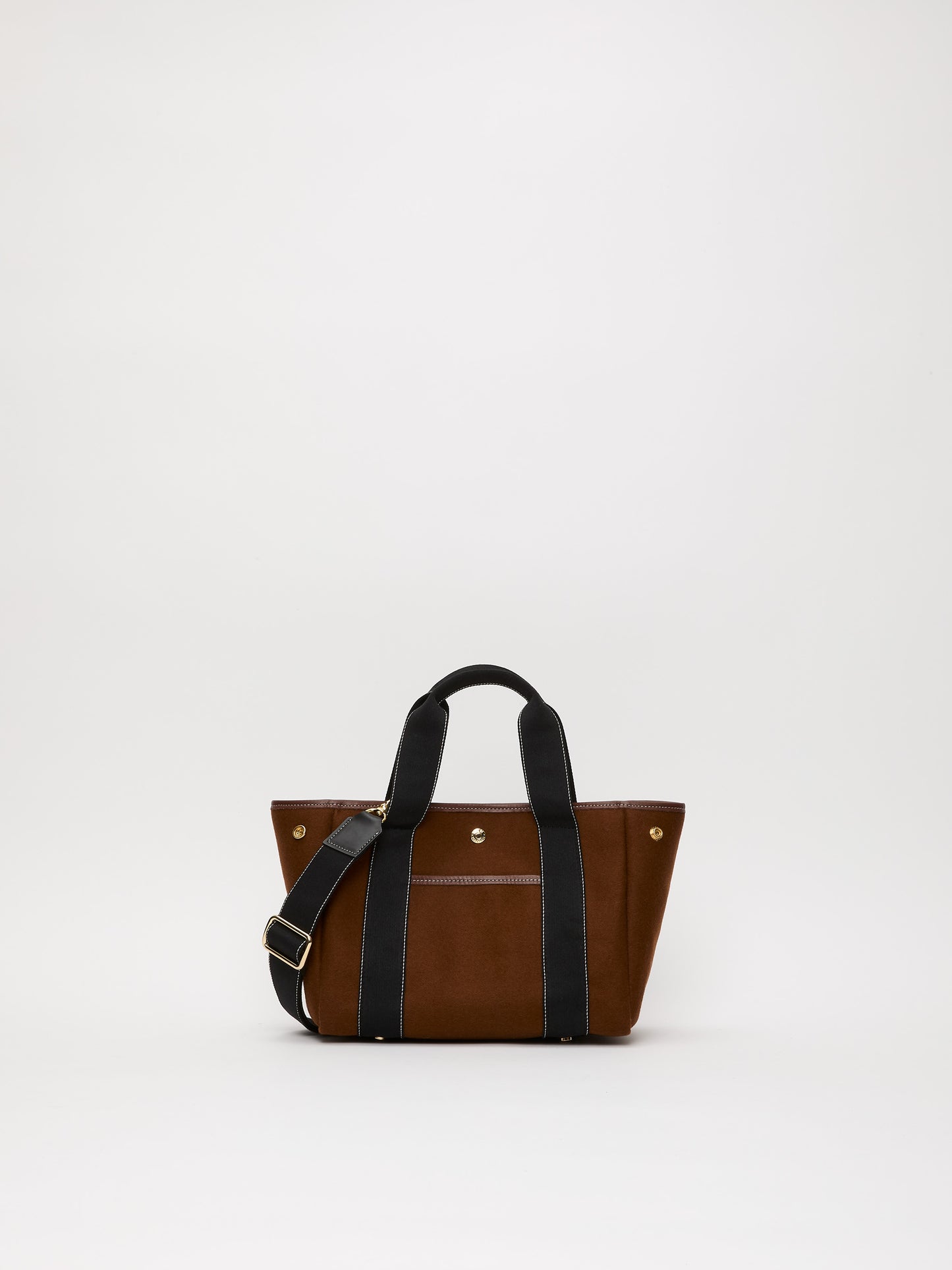 Traversée S Pocket - Mini Sellier Tabac Flannel