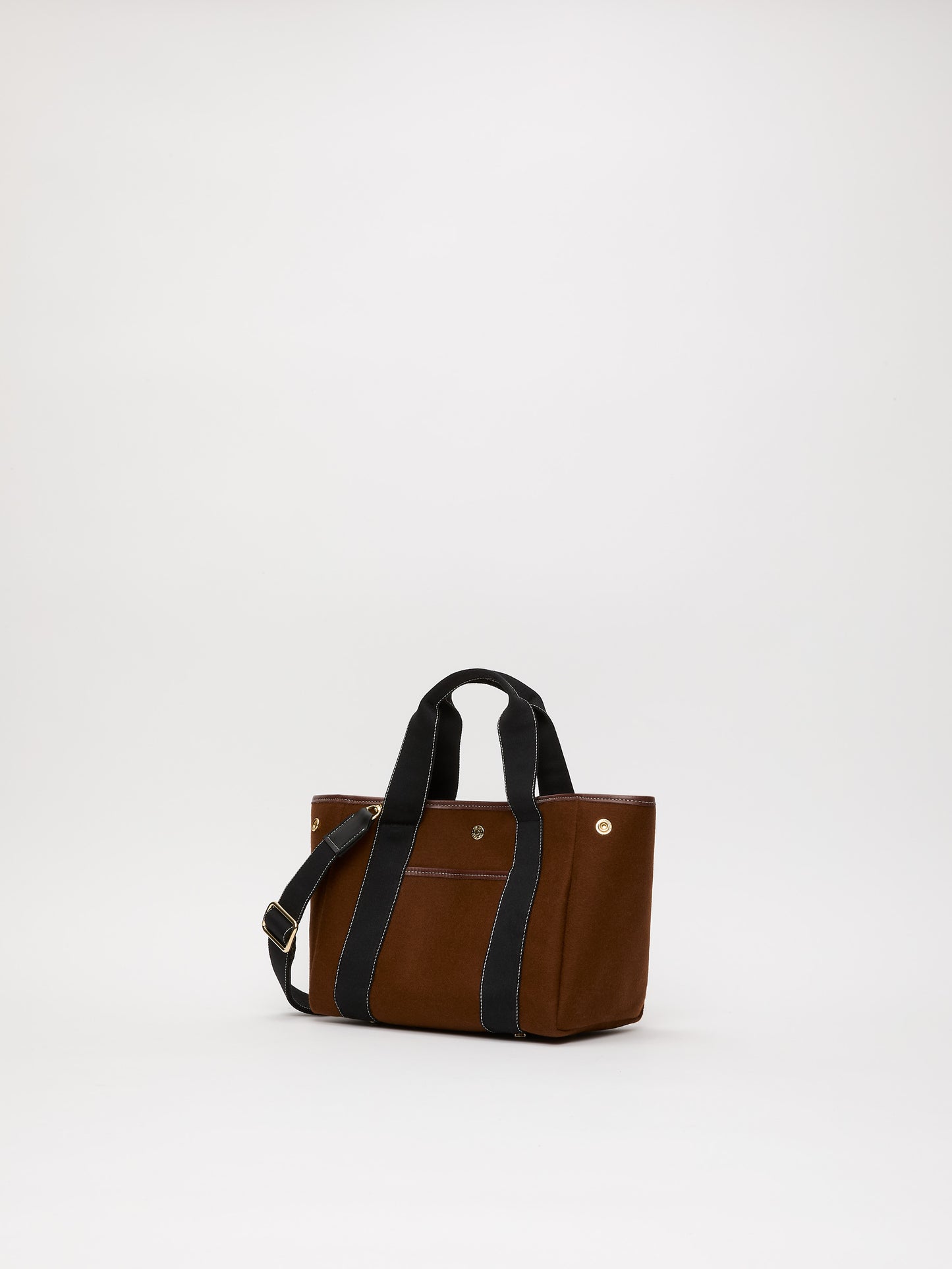 Traversée S Pocket - Mini Sellier Tabac Flannel