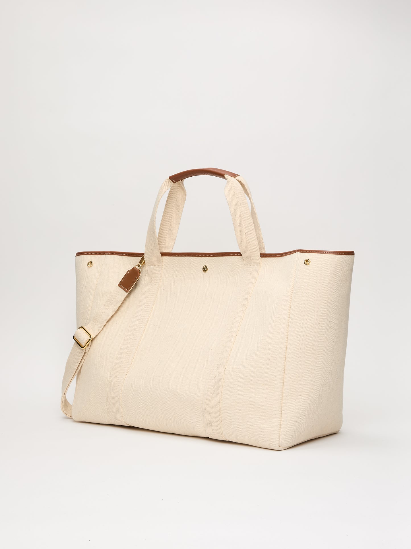 Traversée XL - Verneuil Canvas Natural/ Camel Trimmings