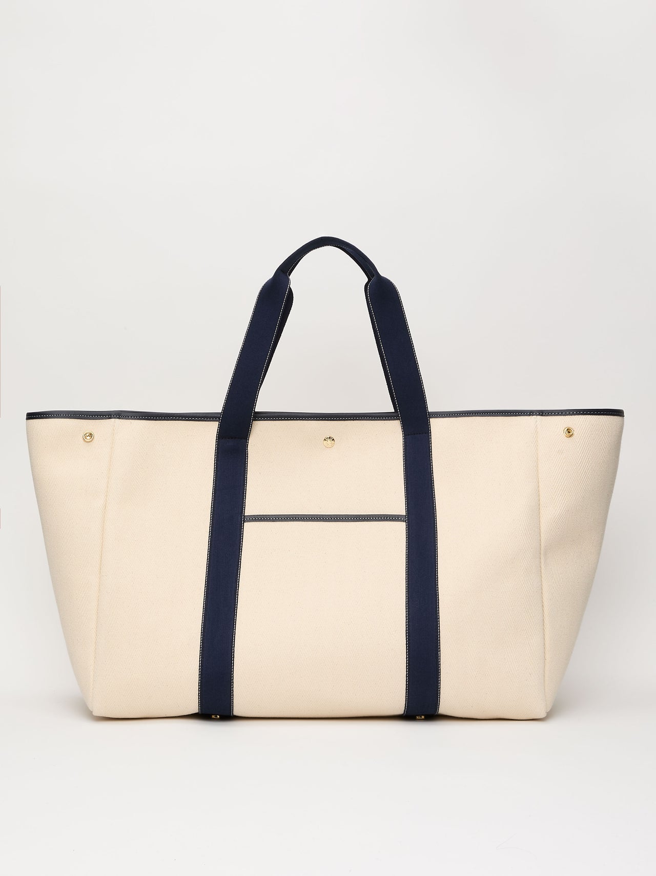 Traversée XXL Pocket - Verneuil Canvas White Mini Sellier Navy - Image 5