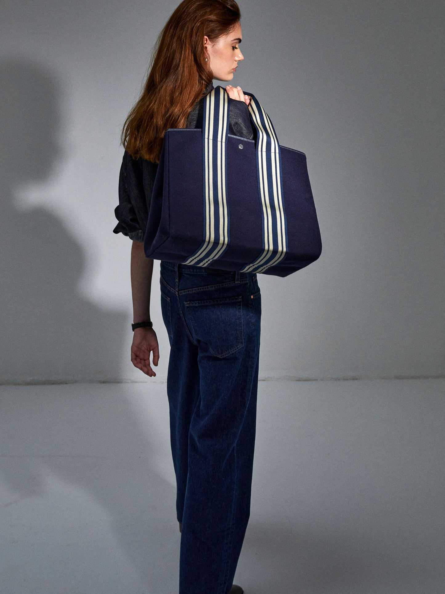 Traversée L - Navy Equestrian Flannel