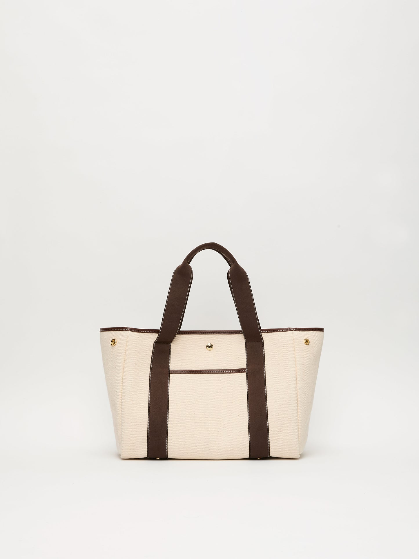 Traversée M Pocket - Verneuil Canvas White/Mini Sellier Brown