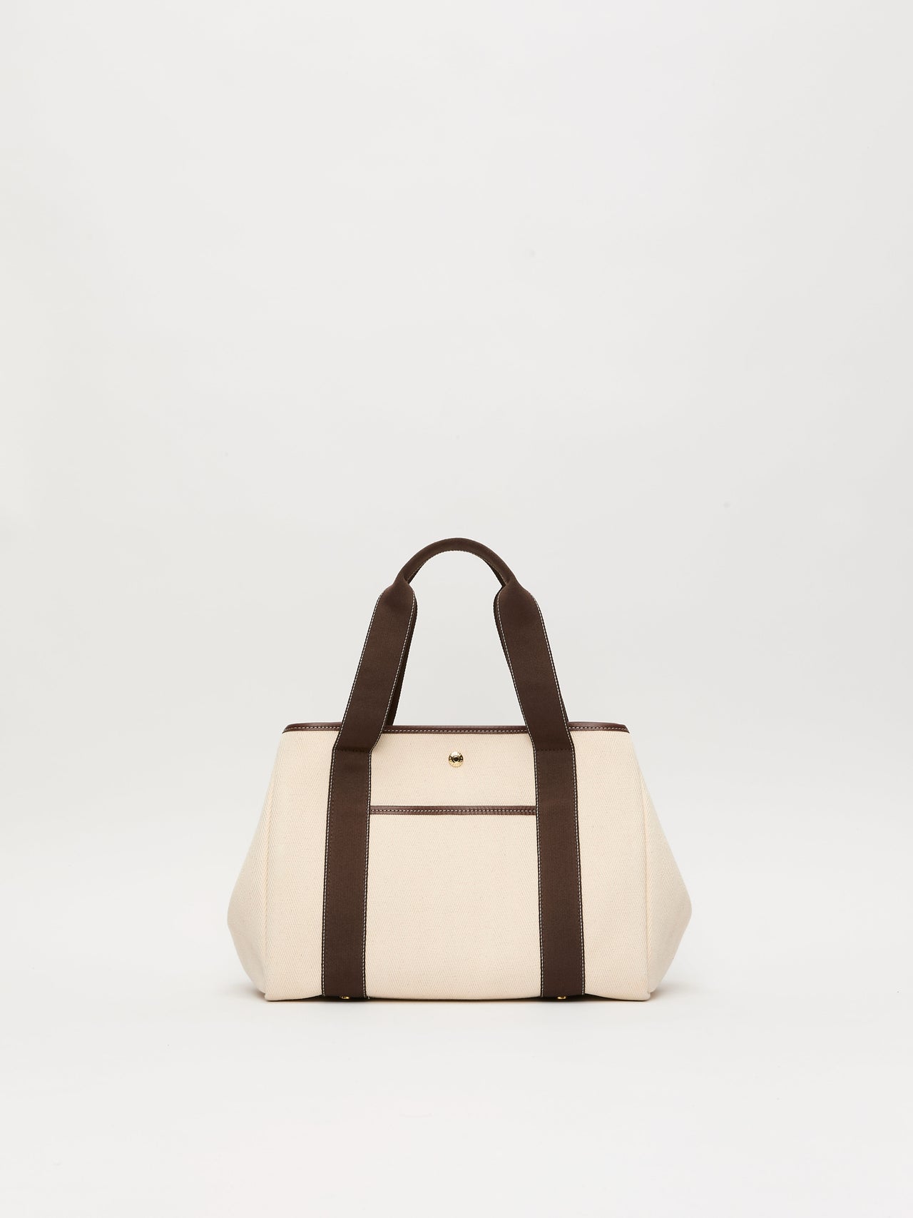 Traversée M Pocket - Verneuil Canvas White/Mini Sellier Brown - Image 5