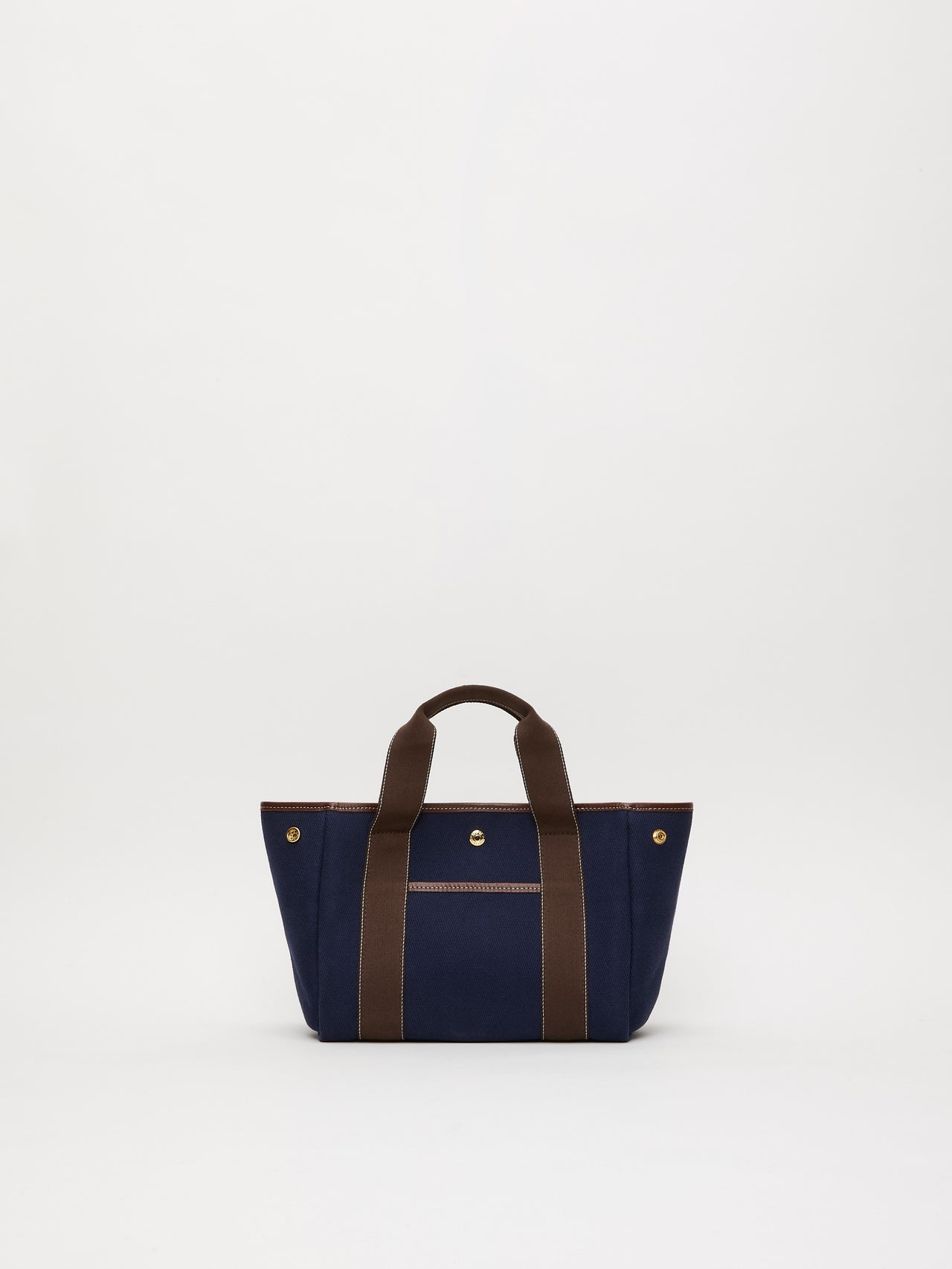 Traversée S Pocket - Verneuil Canvas Navy/Mini Sellier Brown - Image 4