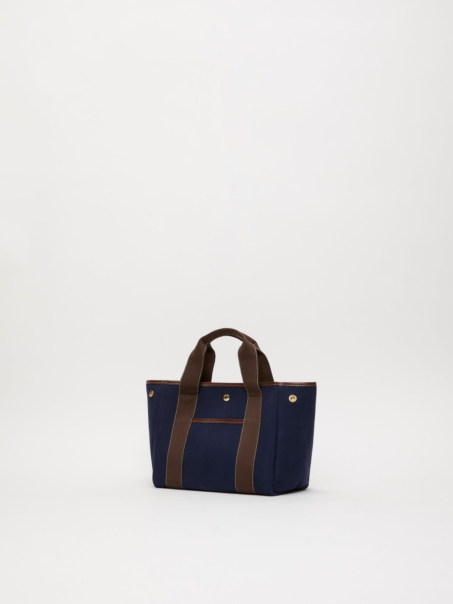 Traversée S Pocket - Verneuil Canvas Navy/Mini Sellier Brown