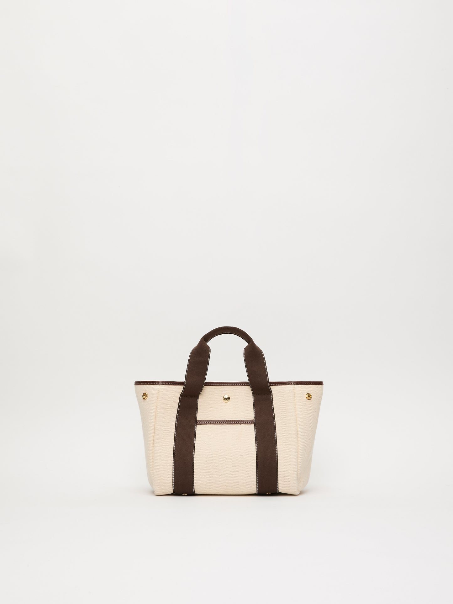 Traversée S Pocket - Verneuil Canvas Blanc/Mini Sellier Marron