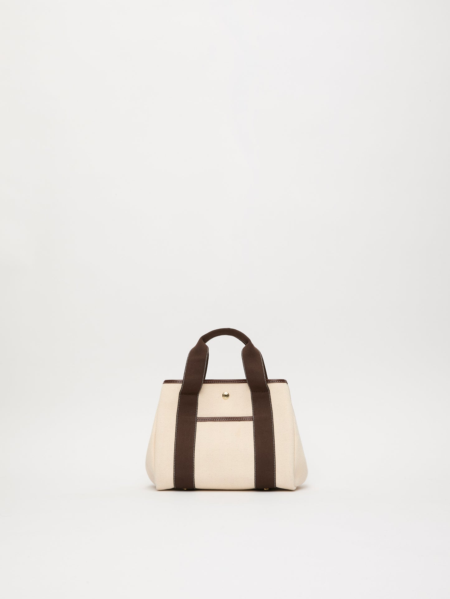 Traversée S Pocket - Verneuil Canvas Blanc/Mini Sellier Marron