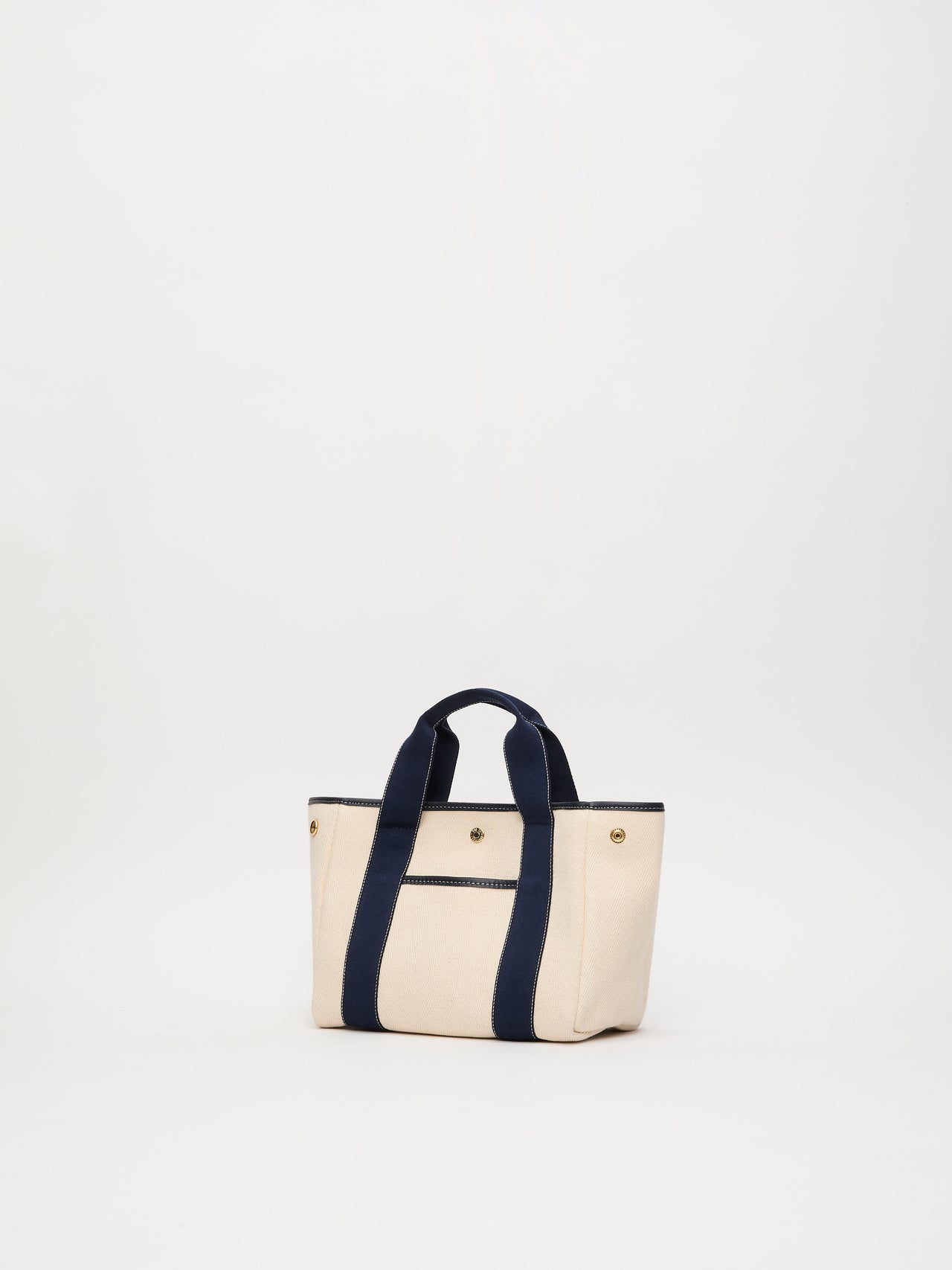 Traversée S Pocket - Verneuil Canvas White/Mini Sellier Navy - Image 4