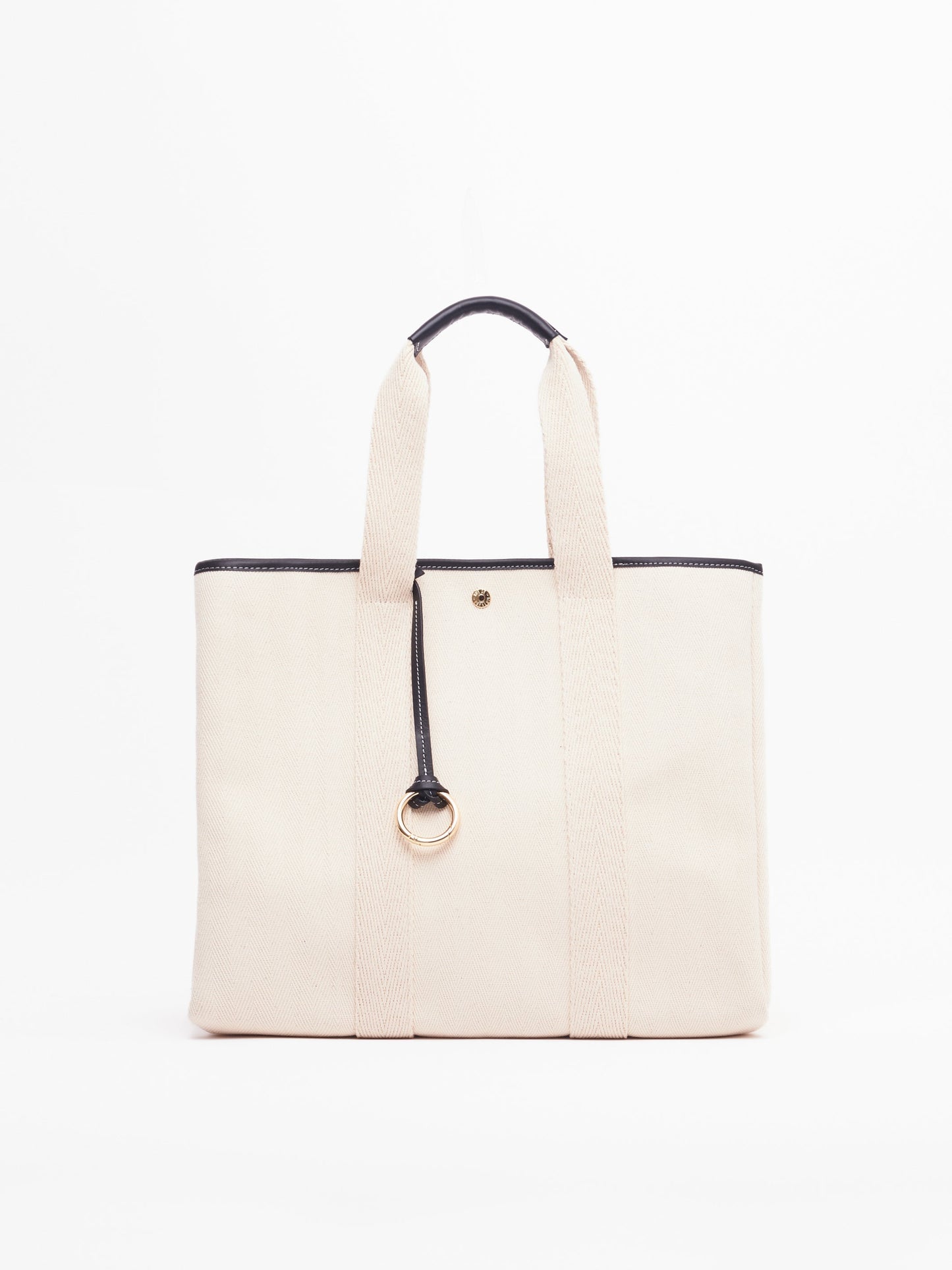 Traversée L - Verneuil Canvas Natural/Black Trimmings