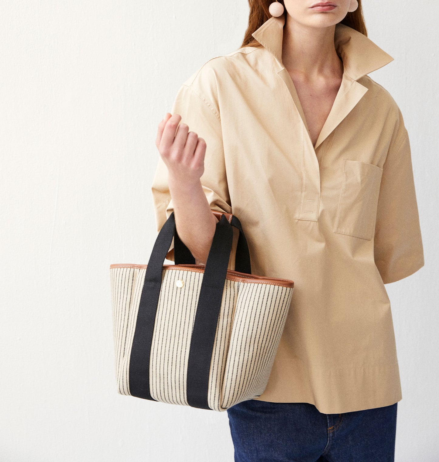 Traversée S - Square - Anchor Chain Beige
