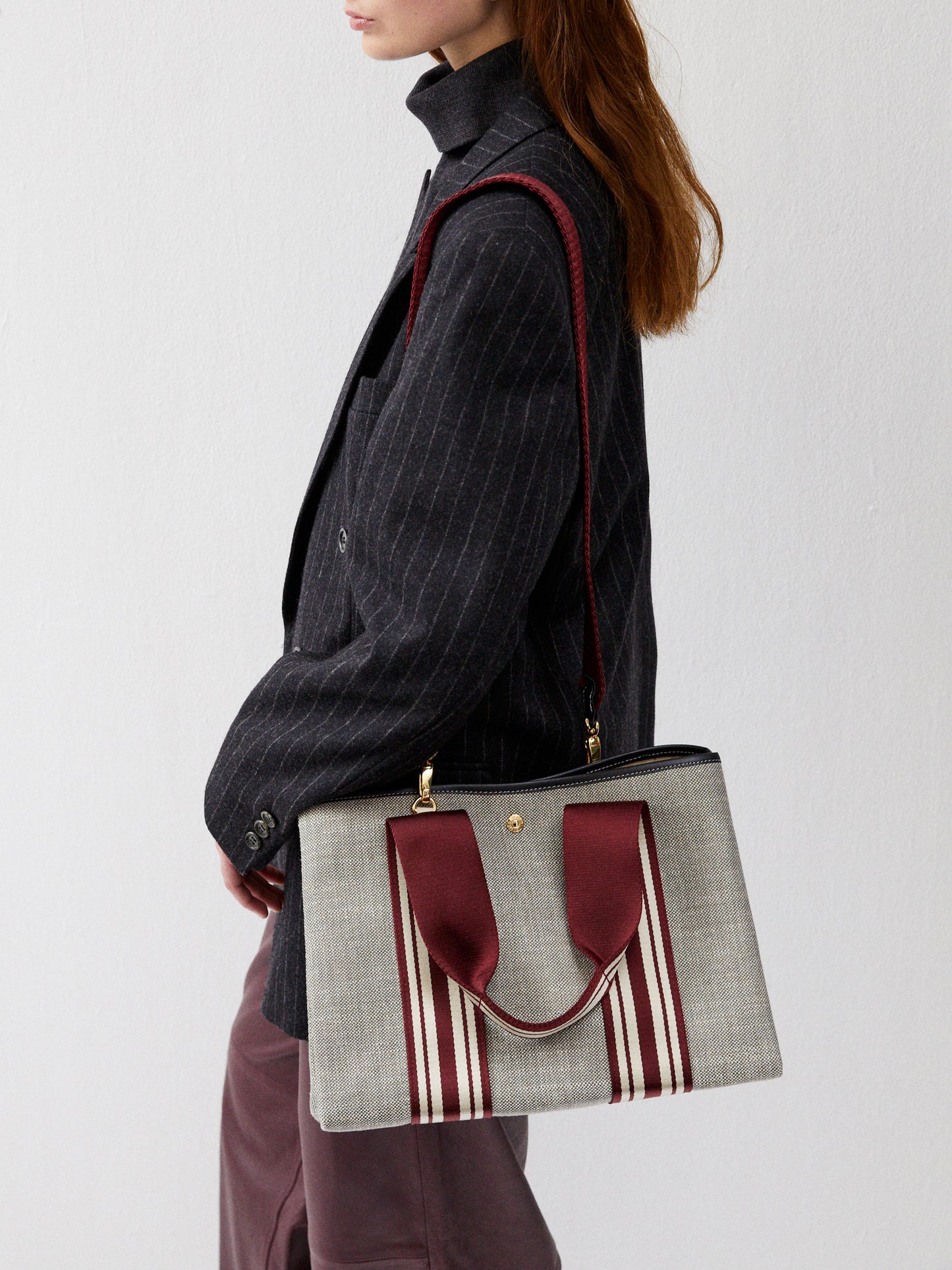 Traversée M - Grey Linen Equestrian Bordeaux