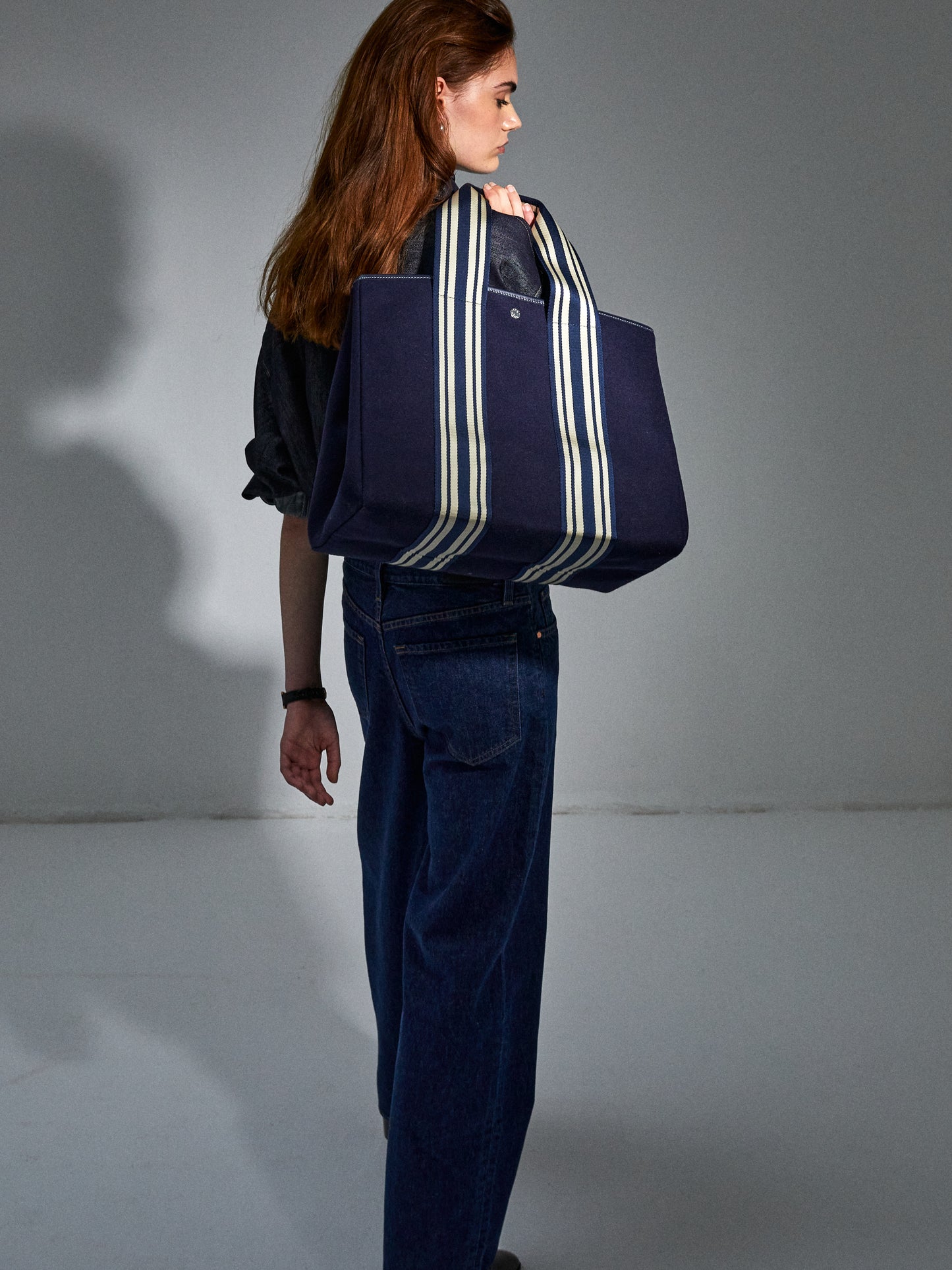 Traversée L - Navy Equestrian Flannel