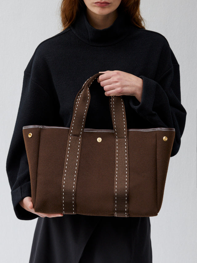 Traversée M - Flanelle Chocolat Sellier - Image 2