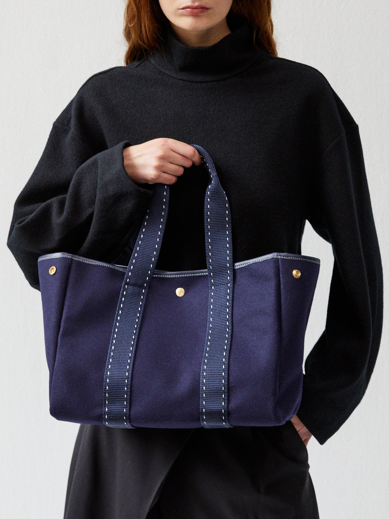 Traversée M - Navy Sellier Flannel - Image 1