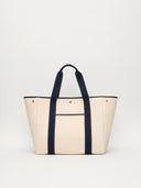 Traversée L Pocket - Verneuil Canvas Blanc/Mini Sellier Marine