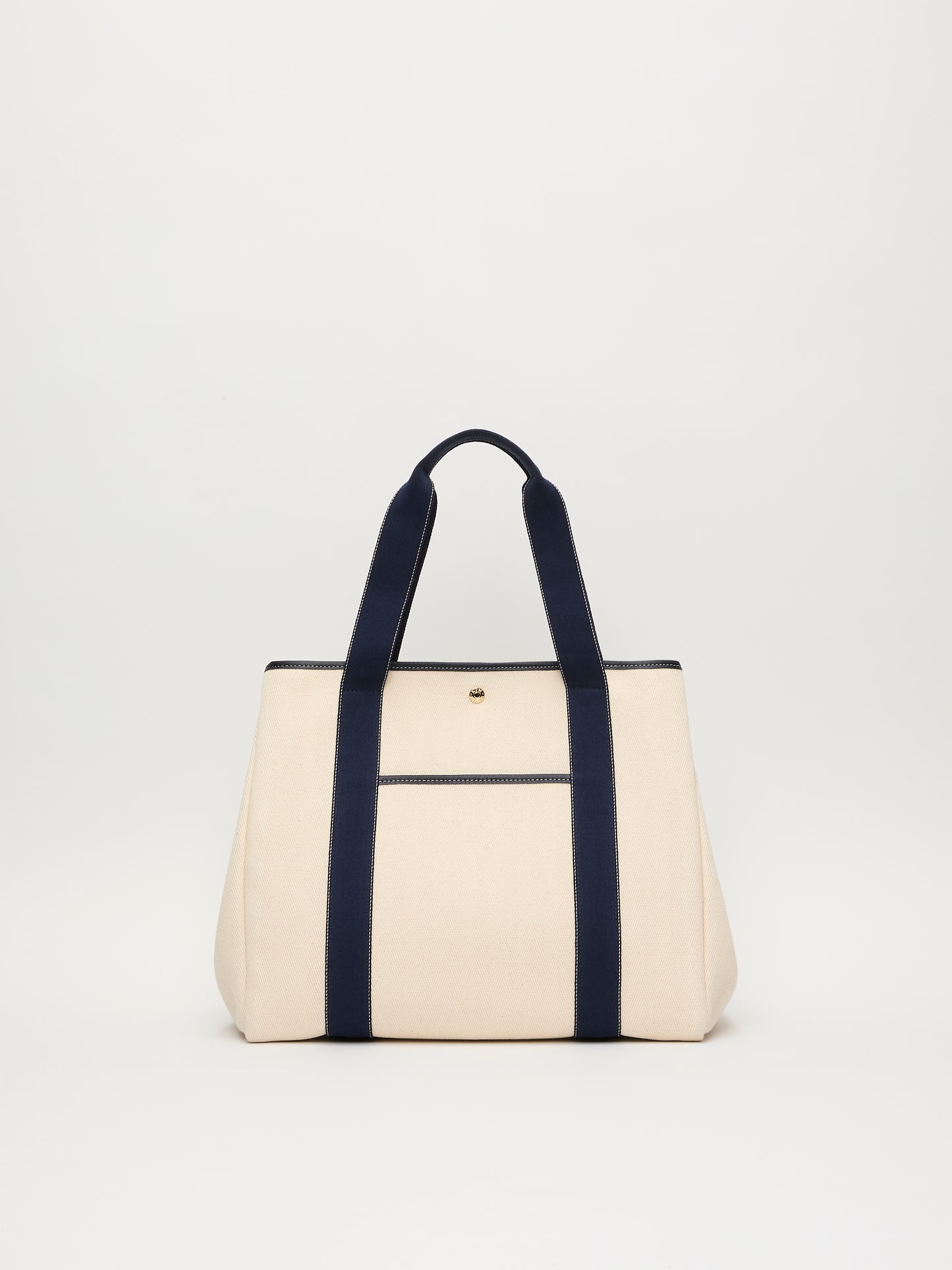 Traversée L Pocket - Verneuil Canvas White/Mini Sellier Navy